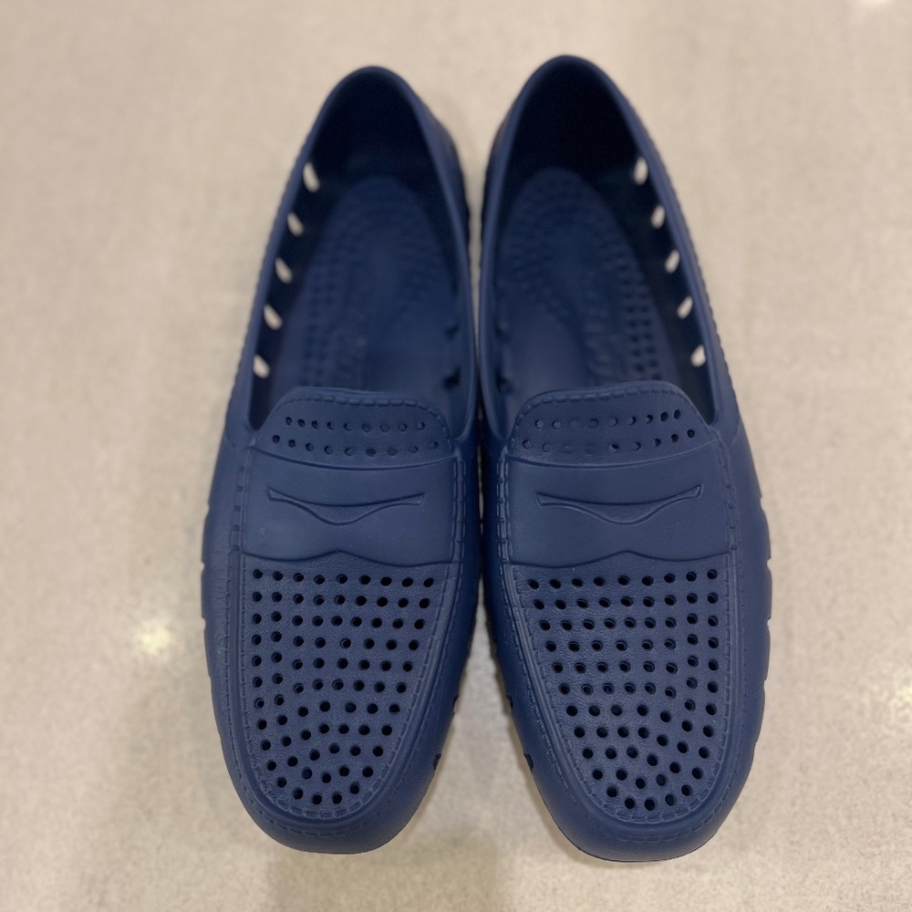 FLOAFERS men's country club  shoes in sailor navy/coconut